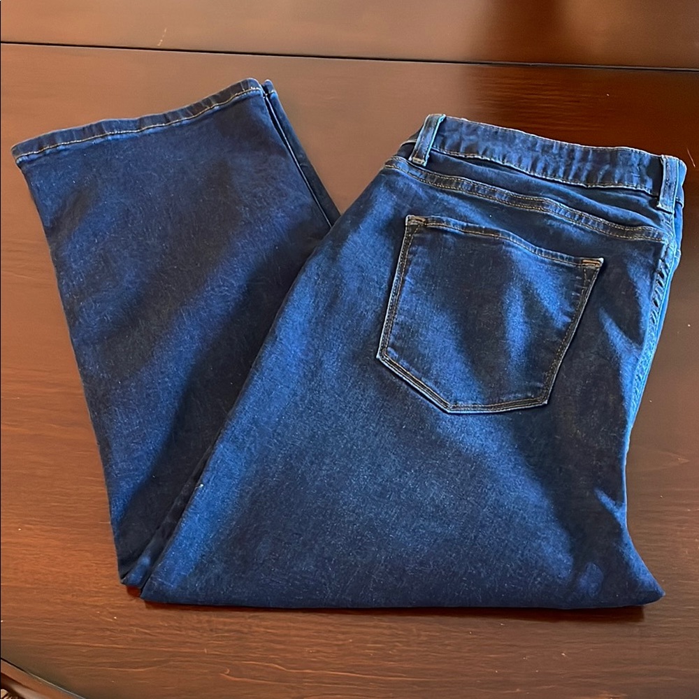 Croft & Barrow Women’s Deep Blue Straight Jeans